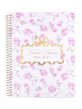 NWT LoveShackFancy x Target Yoobi Ribbon Rosa Teacher Planner